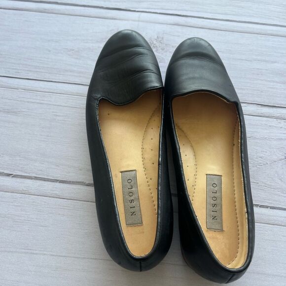 Nisolo 8 Black Leather Loafers - Picture 6 of 6